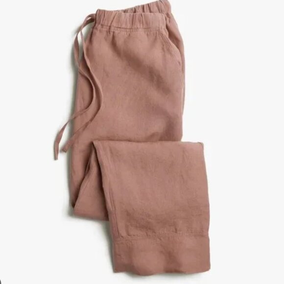 Parachute Pants Womens XL Clay 100% Linen Pants NWOT - Picture 1 of 3